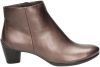 Ecco Sculptured 45 leren enkellaarzen brons online kopen