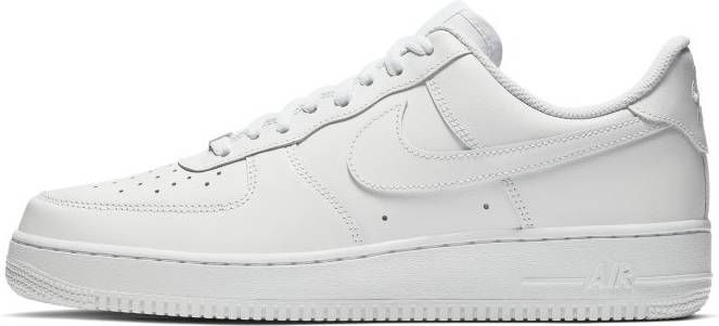 nike air force wit dikke zool