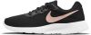 Nike tanjun sneakers zwart/goud dames online kopen