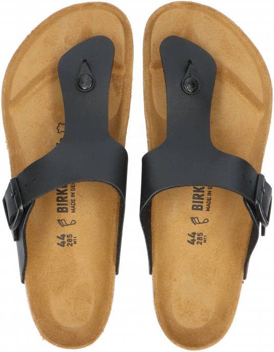 Birkenstock Ramses Birko-flor sandalen in zwart Zwart - Damesschoenen.nl