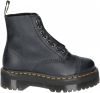 Dr Martens Anfibio Dr. Martens Sinclair in pelle nera martellata con maxi suola online kopen