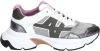 Nubikk Ross Trek Edge chunky leren sneakers zilver/multi online kopen