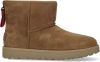 Ugg Classic Mini Zip Logo Ankle boots , Bruin, Dames online kopen