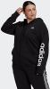 Adidas Essentials Logo Ritshoodie(Grote Maat) Black/White Dames online kopen