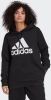 Adidas Essentials Logo Fleece Hoodie(Grote Maat) Black/White Dames online kopen
