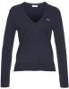 Lacoste Biological Cotton V Neck sweater , Blauw, Dames online kopen