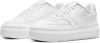 Nike Court Vision Alta Leather leren sneakers wit online kopen