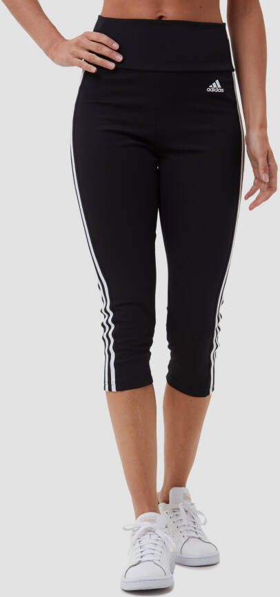 Adidas Trainingstights DESIGNED TO MOVE HIGH RISE 3 STREPEN SPORT 3/4 TIGHT online kopen