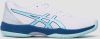 Asics solution swift ff clay tennisschoenen wit/blauw dames online kopen