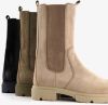 Scapino Harper nubuck chelsea boots taupe online kopen