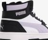 Puma rebound joy mid sneakers zwart/wit dames online kopen