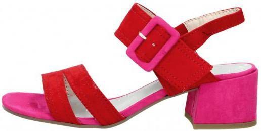 Marco Tozzi Sandalette Dames Rood/Roze - Damesschoenen.nl