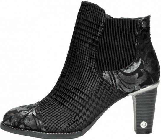Mustang Enkellaars Dames Metallic/Zwart - Damesschoenen.nl