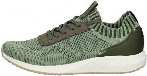 Kaki Slip-on Sneakers Tamaris Fashletics - Damesschoenen.nl