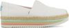 Toms Rainbow Alpargata plateau espadrilles wit online kopen