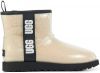 UGG Classic Clear Mini enkelboots beige/zwart online kopen