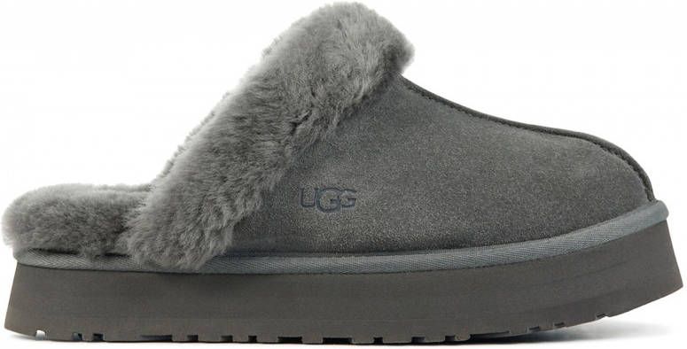 UGG Disquette suède pantoffels grijs online kopen
