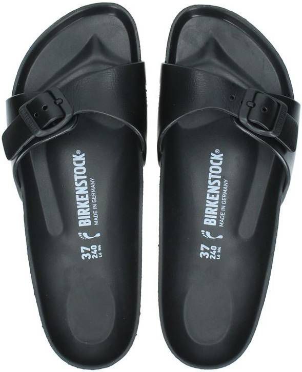 Birkenstock Madrid Eva zwart - Damesschoenen.nl