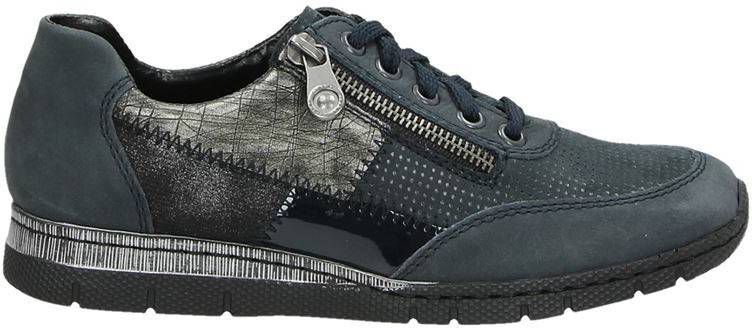 Rieker sneakers donkerblauw - Damesschoenen.nl