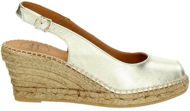 Toni Pons Croacia espadrilles goud - Damesschoenen.nl