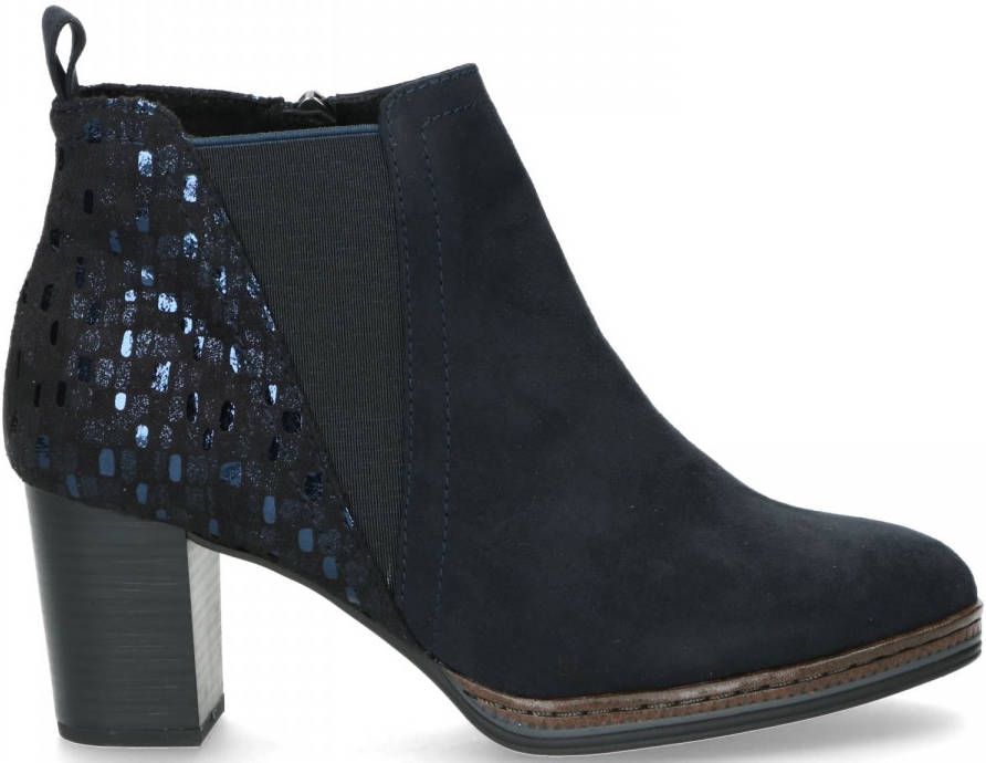 Marco Tozzi Enkellaars Dames Blauw - Damesschoenen.nl