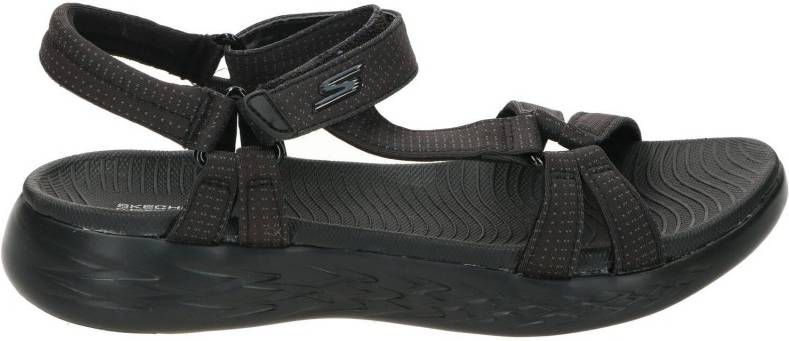 Sandalen Skechers sandalen zwart de ga 15316-BBK - Damesschoenen.nl