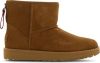 Ugg Classic Mini Zip Logo Ankle boots , Bruin, Dames online kopen