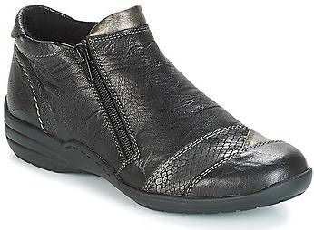 Remonte Enkellaars Dames Metallic/Zwart - Damesschoenen.nl