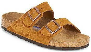Birkenstock Arizona Soft Footbed Suede Leather Sandals , Bruin, Heren -  Damesschoenen.nl