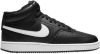 Nike Court Vision Mid Next Nature Sneakers Zwart Wit online kopen