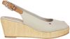 Tommy Hilfiger Beige Espadrilles Iconic Elba Sling Back Wedge online kopen