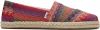 TOMS Alpargata Rope loafers multicolour 10017834 , Rood, Dames online kopen