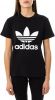 Adidas Trefoil Dames T Shirts Black 100% Katoen online kopen