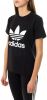 Adidas Trefoil Dames T Shirts Black 100% Katoen online kopen