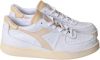 Diadora mi mand lage gebruikte sneakers witc1354 , Wit, Dames online kopen