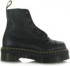 Dr Martens Anfibio Dr. Martens Sinclair in pelle nera martellata con maxi suola online kopen