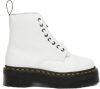 Dr Martens Sinclair lederen platformlaarzen Dr. Martens, Wit, Dames online kopen