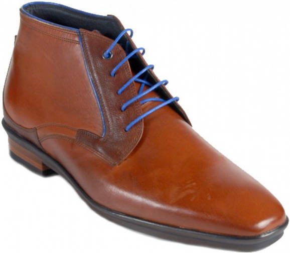 Floris van bommel SFM 50037 23 01 Cognac H Wijdte Veter boots -  Damesschoenen.nl