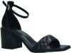 Marco tozzi elegant part open sandals , Zwart, Dames online kopen