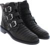 Pertini Croco Buckle Boots , Zwart, Dames online kopen