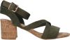 POSH By Poelman Sandalette Dames Groen online kopen