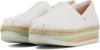 Toms Rainbow Alpargata plateau espadrilles wit online kopen