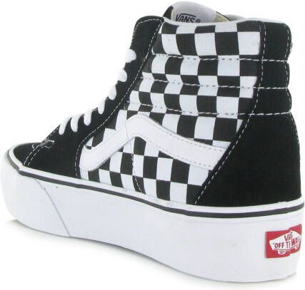 Vans Sneakers UA SK8 Hi Platform 2.0 Checkerboard Zwart - Damesschoenen.nl
