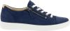 Ecco Blauwe Veterschoenen Soft 7 online kopen