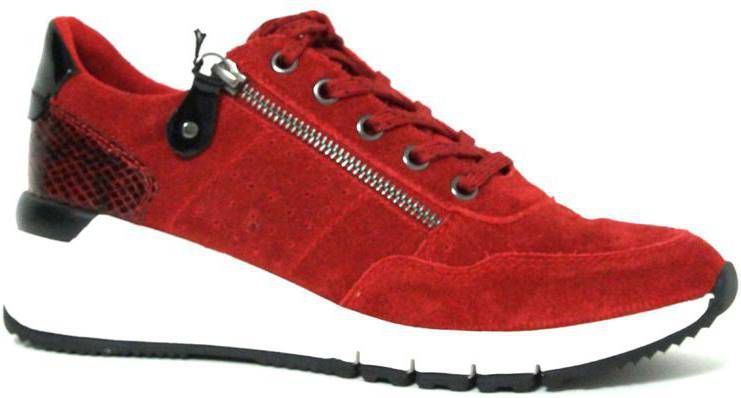 Tamaris Rea Sneaker Dames Rood - Damesschoenen.nl