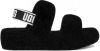 Ugg Oh Yeah Slide Dames Slippers en Sandalen Black Leer online kopen