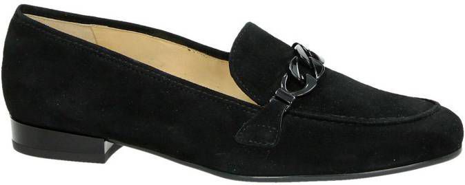 Ara suÃ¨de loafers zwart - Damesschoenen.nl