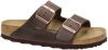 Birkenstock Arizona nubuck slippers bruin online kopen