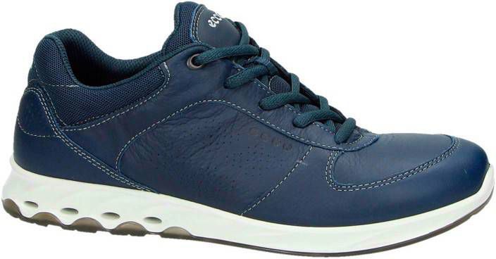 Ecco Wayfly lage sneakers blauw - Damesschoenen.nl