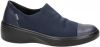 Ecco Soft 7 Edge leren instappers donkerblauw online kopen